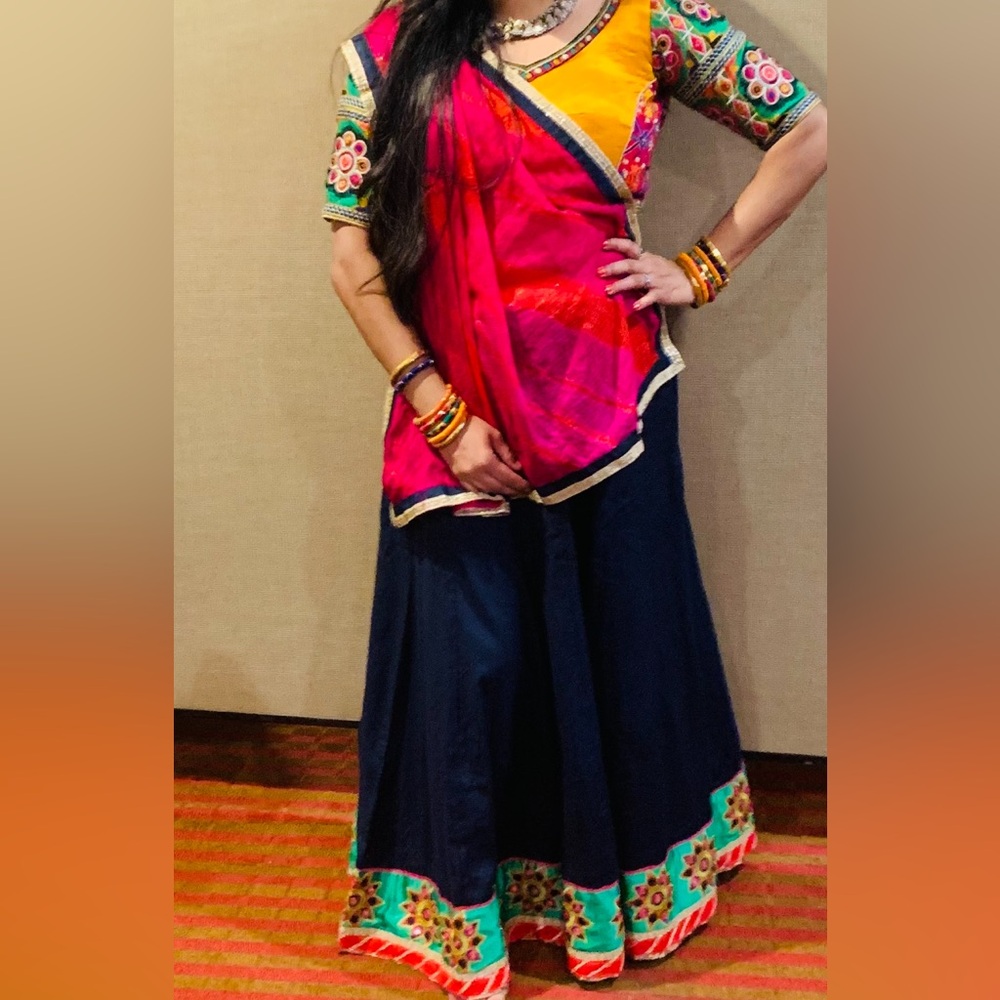 Full flair gamthi chaniya choli